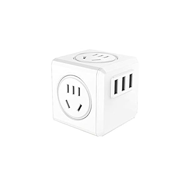 Adattatore di viaggio universale Adattatore a spina di viaggio internazionale, Adattatore di alimentazione internazionale con 3 2.1a USB Compatibile con American, European, Regno Unito, Adattatore a P